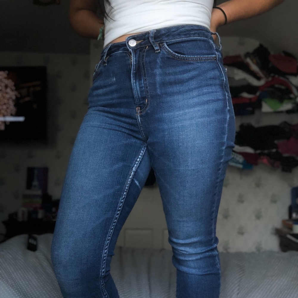 Calvin Klein Dark Wash High Waisted Skinny Jeans